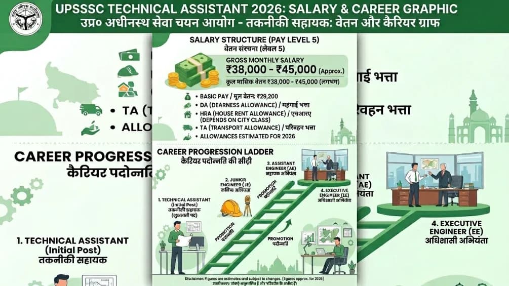UPSSSC Technical Assistant Salary Career Growth UP Government Job