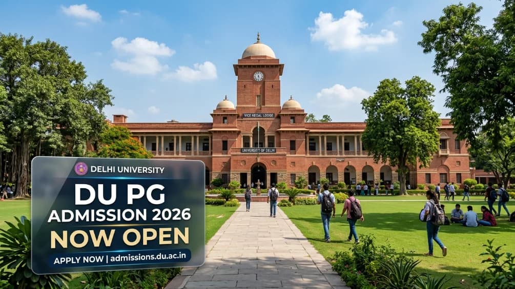 University of Delhi campus for DU PG Admission 2026 registration process