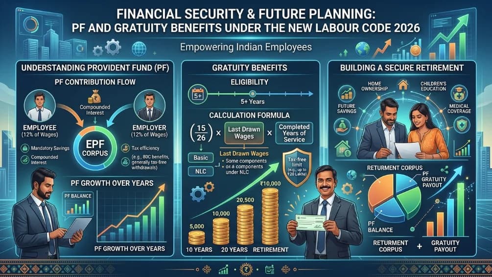 PF and Gratuity Benefits Under New Labour Code