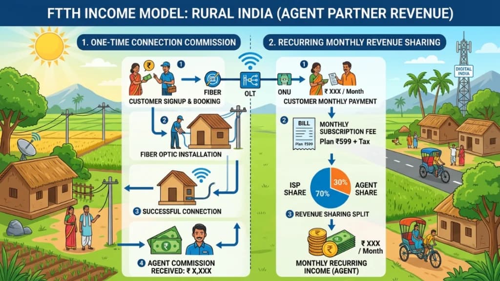 BharatNet Udyami Yojana 2026 Income Model
