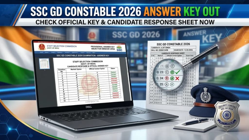 SSC GD Constable 2026 Answer Key Download PDF and Response Sheet