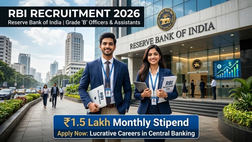 RBI Recruitment 2026 Young Professionals Programme Apply Online