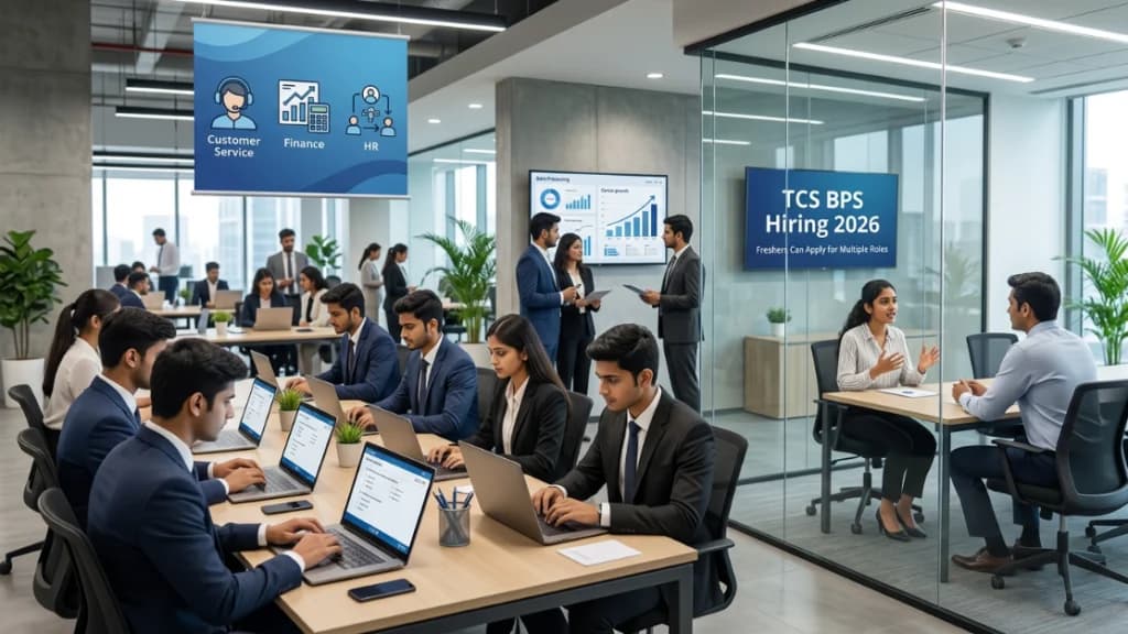 TCS BPS Hiring 2026 Freshers Recruitment Multiple Roles Apply Online