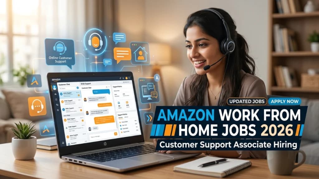 Amazon Work From Home Jobs 2026 – Customer Support Associate Remote Hiring