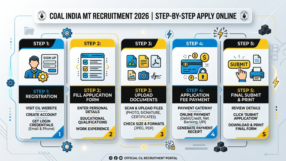 How To Apply Coal India MT Recruitment 2026